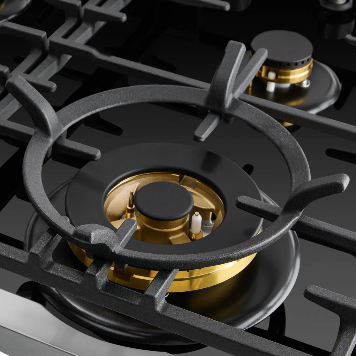 Omega 60cm 4 Burner Gas on Ceramic Glass Cooktop OCGG604WB