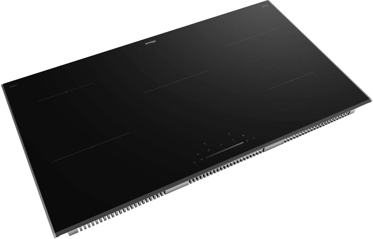 Omega 90cm Induction Cooktop Black Glass OCI905TZ
