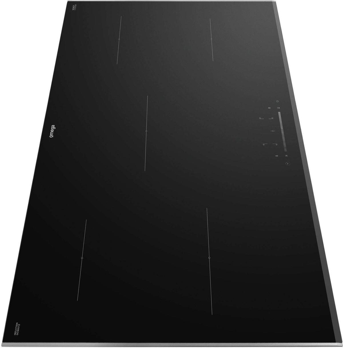 Omega 90cm Induction Cooktop Black Glass OCI905TZ