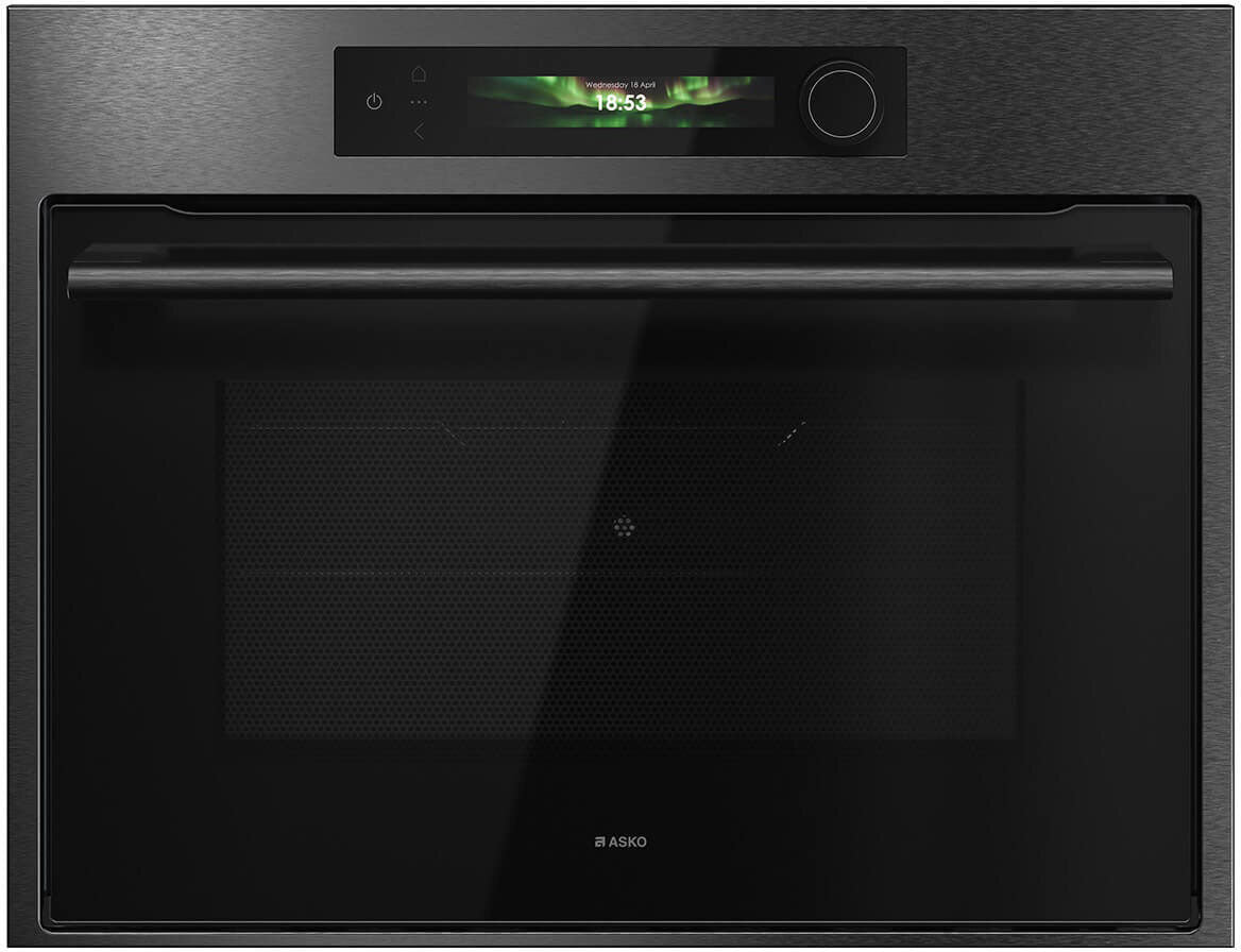 ASKO Craft Frame 45cm Combi Microwave Oven Black Steel OCM64BSH.AU