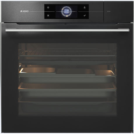 ASKO 60cm Built-In Combi-Steam Oven Pearl Black OCS8678G