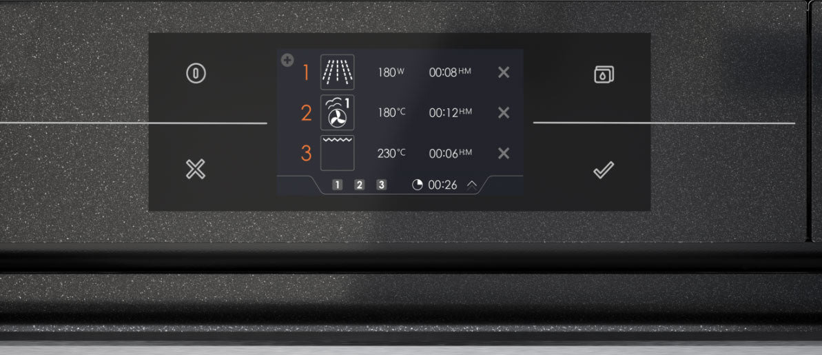 ASKO 60cm Built-In Combi-Steam Microwave Oven Pearl Black OCSM8478G