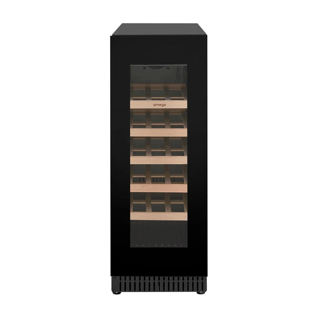 Omega 60L 18 Bottle Single Zone Wine Cabinet OCW18SB