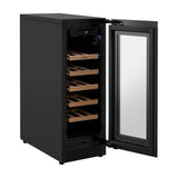 Omega 60L 18 Bottle Single Zone Wine Cabinet OCW18SB