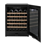 Omega 142L 52 Bottle Single Zone Wine Cabinet OCW52SB