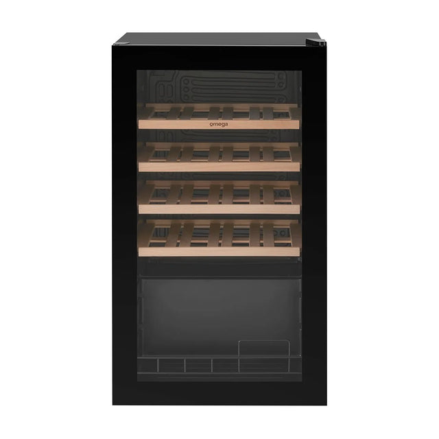 Omega 98L 34 Bottle Freestanding Wine Cabinet OCWFS34SB