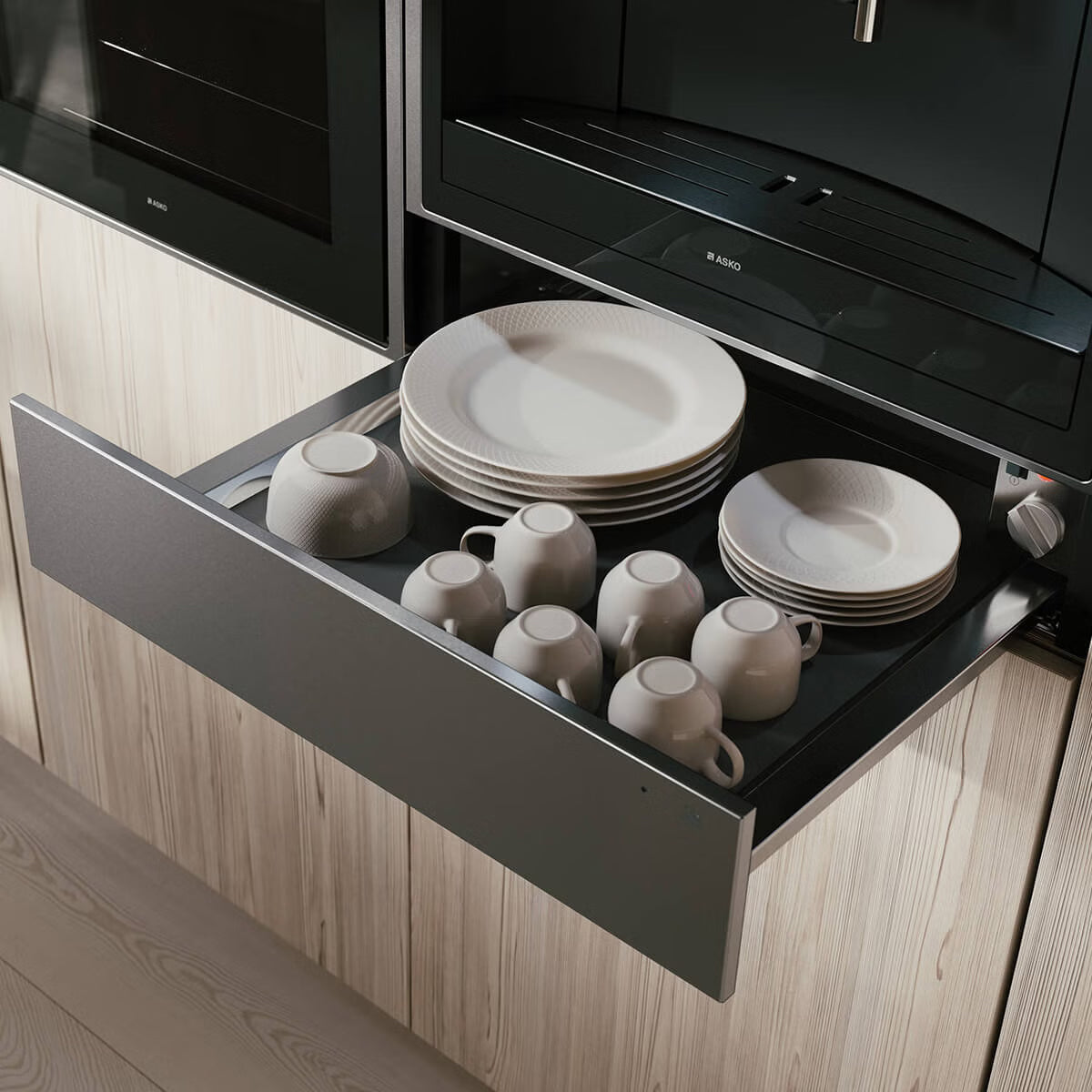 ASKO Craft Warming Drawer Brushed Aluminium ODW61SS0