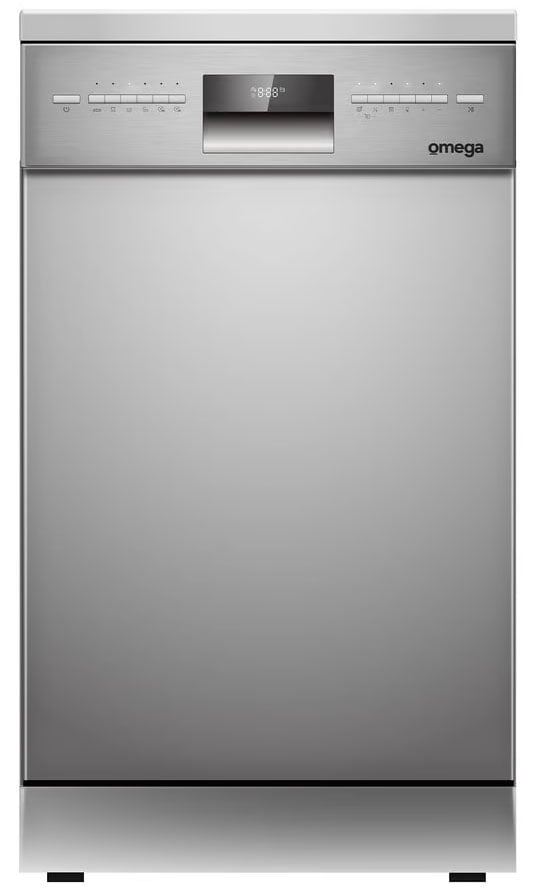 Omega 45cm Compact Freestanding Dishwasher Stainless Steel ODWF4510X