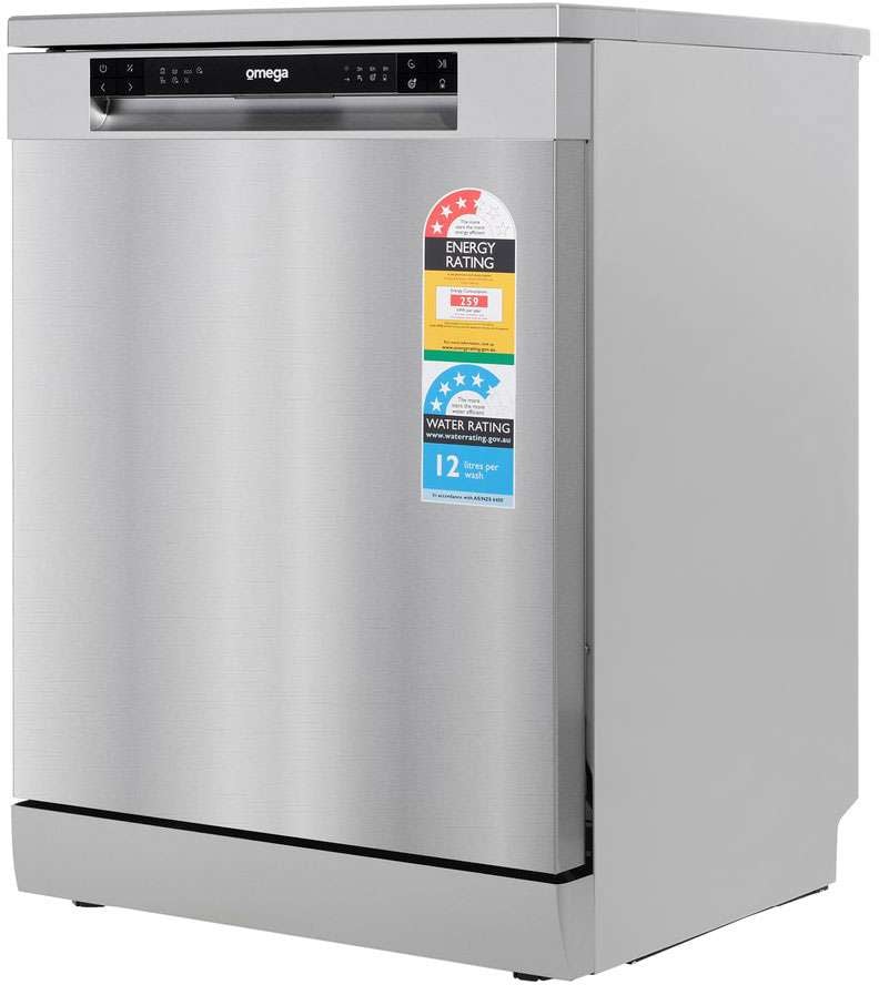 Omega 60cm Freestanding Dishwasher Stainless Steel ODWF6014X