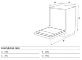 Omega 60cm Semi-Integrated Dishwasher ODWIS6015X