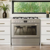 Omega 90cm 148L Dual Fuel Freestanding Oven/Stove OFOGC9010X