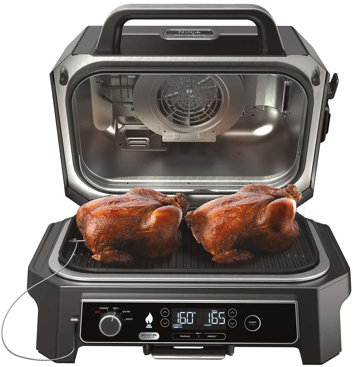 Ninja Woodfire Pro XL Outdoor Electric BBQ Grill and Smoker OG850