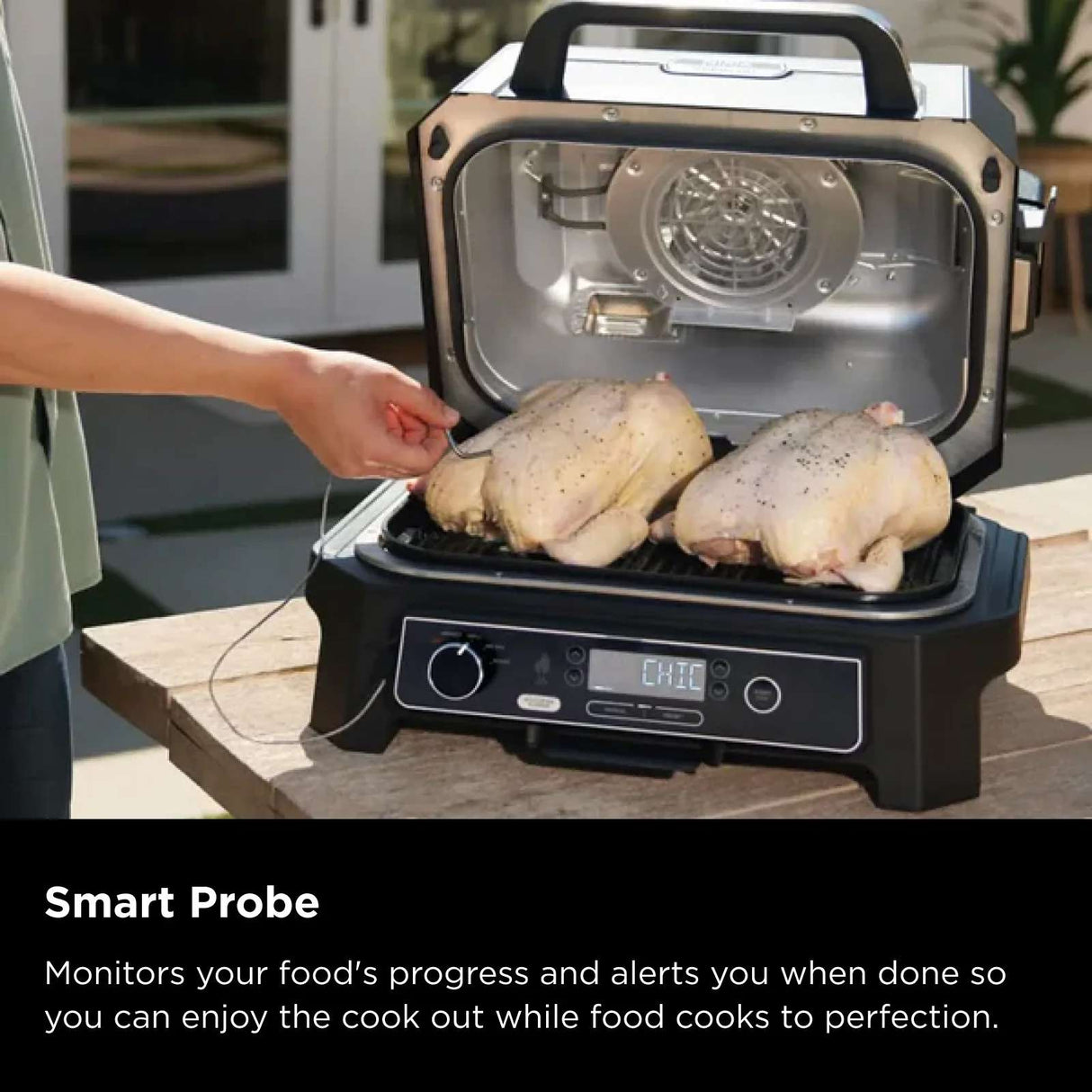 Ninja Woodfire Pro XL Outdoor Electric BBQ Grill and Smoker OG850