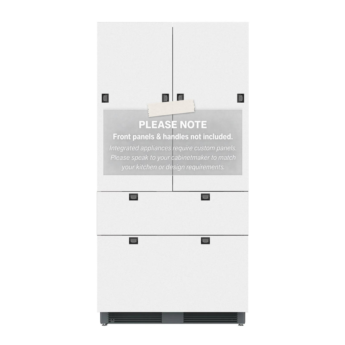 Omega 534L Fully-Integrated French Door Refrigerator OIFDF534