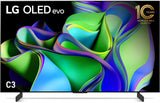 LG 42" Evo C3 4K Smart Gaming TV with Self Lit OLED Pixels OLED42C3PSA