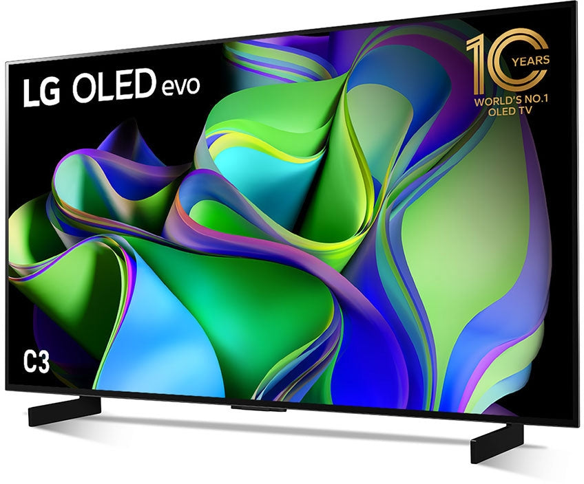 LG 42" Evo C3 4K Smart Gaming TV with Self Lit OLED Pixels OLED42C3PSA
