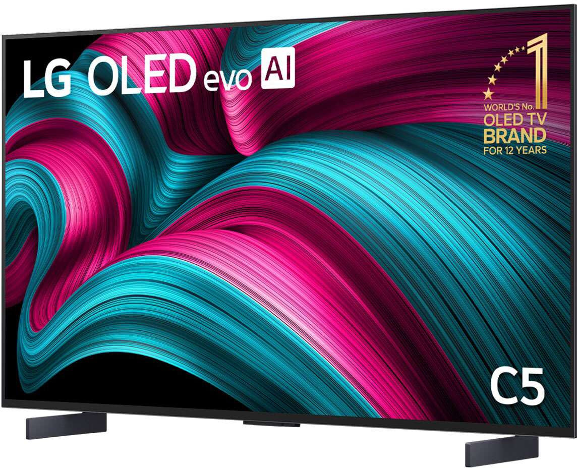 LG 42" EVO C5 AI 4K UHD HDR Smart OLED TV 2025 OLED42C5PSA