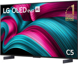 LG 42" EVO C5 AI 4K UHD HDR Smart OLED TV 2025 OLED42C5PSA