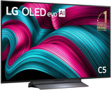 LG 48" C5 AI 4K UHD HDR Smart OLED TV 2025 OLED48C5PSA