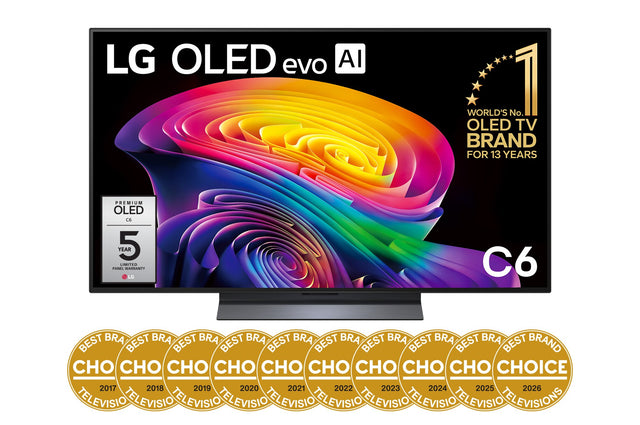 LG 48" OLED evo AI C6 4K Smart TV 2026 OLED48C6PSA