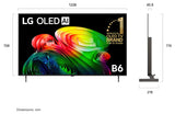 LG 55" AI B6 4K Smart OLED TV 2026 OLED55B6PSA