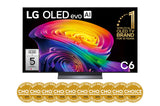 LG 55" OLED evo AI C6 4K Smart TV 2026 OLED55C6PSA