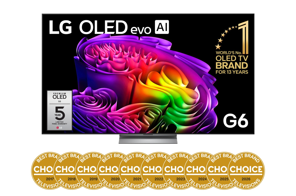 LG 83" OLED evo AI G6 4K Smart TV 2026 OLED83G6PSB | Greater Sydney Only