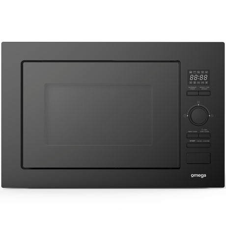 Omega 900W 28L Built-In Microwave Midnight OM28BF