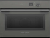 Fisher & Paykel 60cm 49L Minimal Compact Combi-Microwave Oven Grey OM60NMLG1
