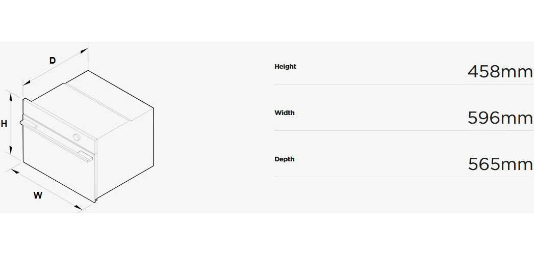Fisher & Paykel 60cm 49L Minimal Compact Combi-Microwave Oven Grey OM60NMLG1