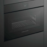 Fisher & Paykel 60cm 49L Minimal Compact Combi-Microwave Oven Black OM60NMTNB1