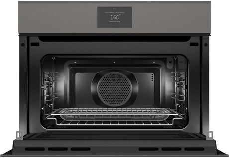 Fisher & Paykel 60cm 49L Minimal Compact Combi-Microwave Oven Grey OM60NMTNG1