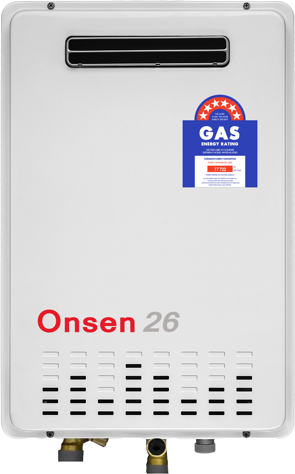 Onsen 60°C 26L Hot Water System ONHW26NG60 *NATURAL GAS*