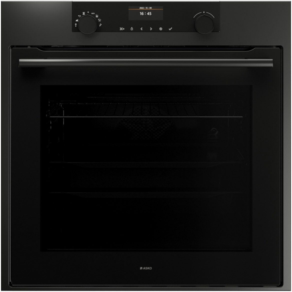 ASKO 60cm Pyrolytic Craft Built-In Oven Graphite Black OP8664A1