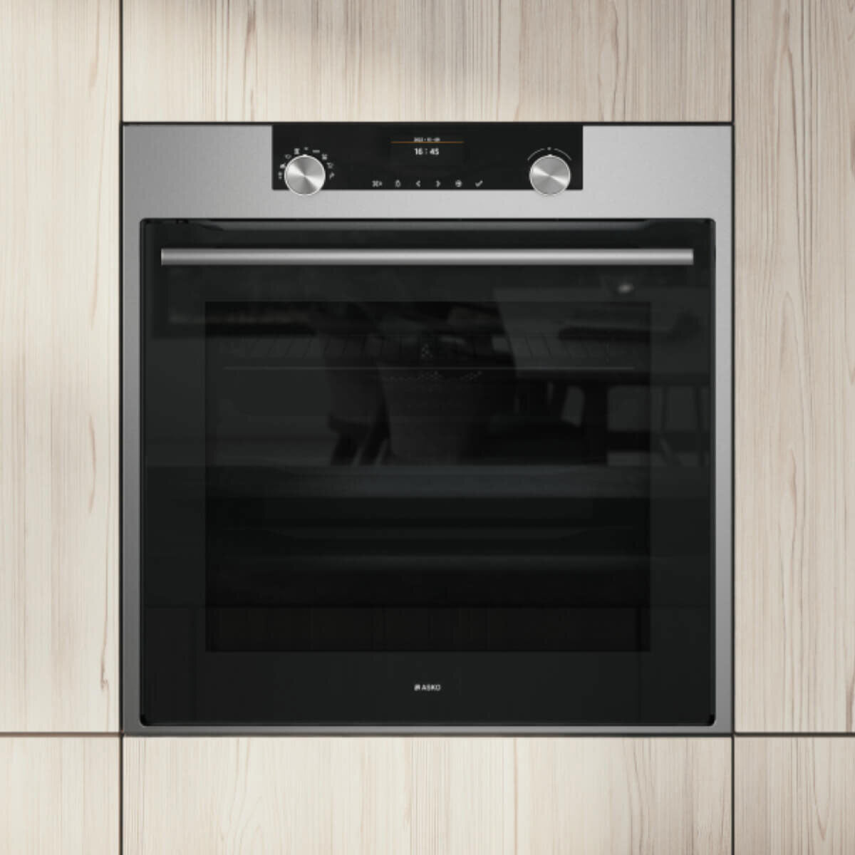 ASKO 60cm Pyrolytic Craft Built-In Oven Stainless Steel OP8664S