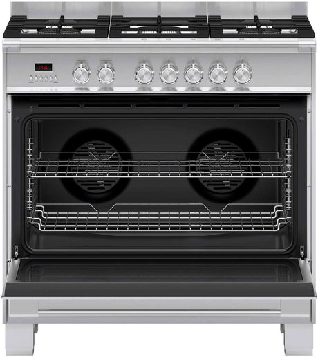 Fisher & Paykel 90cm 140L Dual Fuel Freestanding Oven/Stove OR90SCG2X1