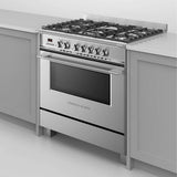 Fisher & Paykel 90cm 140L Dual Fuel Freestanding Oven/Stove OR90SCG2X1
