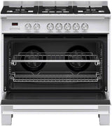 Fisher & Paykel 90cm 140L Dual Fuel Freestanding Oven/Stove OR90SCG4W1