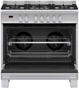 Fisher & Paykel 90cm 140L Dual Fuel Freestanding Oven/Stove OR90SCG4X1