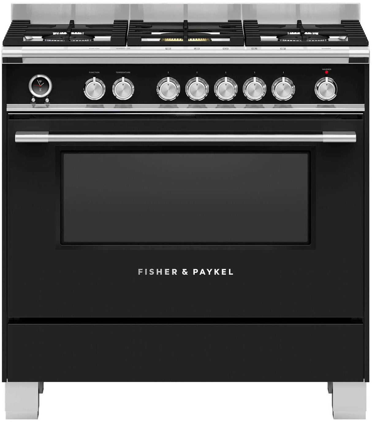 Fisher & Paykel 90cm 140L Dual Fuel Freestanding Oven/Stove OR90SCG6B1