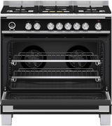 Fisher & Paykel 90cm 140L Dual Fuel Freestanding Oven/Stove OR90SCG6B1