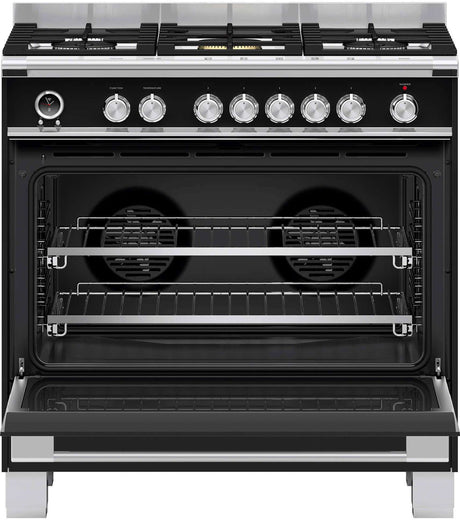 Fisher & Paykel 90cm 140L Dual Fuel Freestanding Oven/Stove OR90SCG6B1