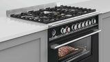Fisher & Paykel 90cm 140L Dual Fuel Freestanding Oven/Stove OR90SCG6B1
