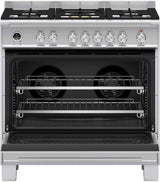 Fisher & Paykel 90cm 140L Dual Fuel Freestanding Oven/Stove OR90SCG6X1