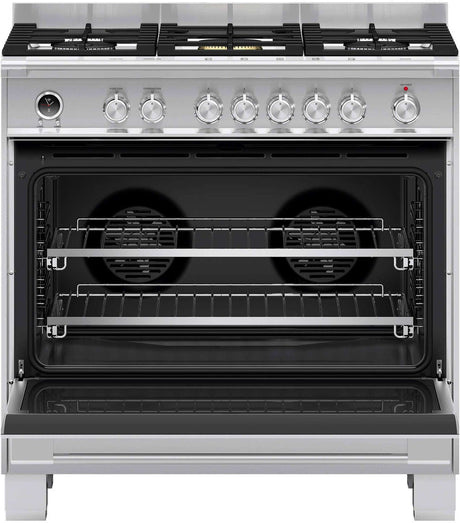 Fisher & Paykel 90cm 140L Dual Fuel Freestanding Oven/Stove OR90SCG6X1