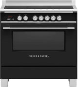 Fisher & Paykel 90cm 140L Black Freestanding Induction Oven/Stove OR90SCI4B1