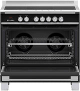 Fisher & Paykel 90cm 140L Black Freestanding Induction Oven/Stove OR90SCI4B1