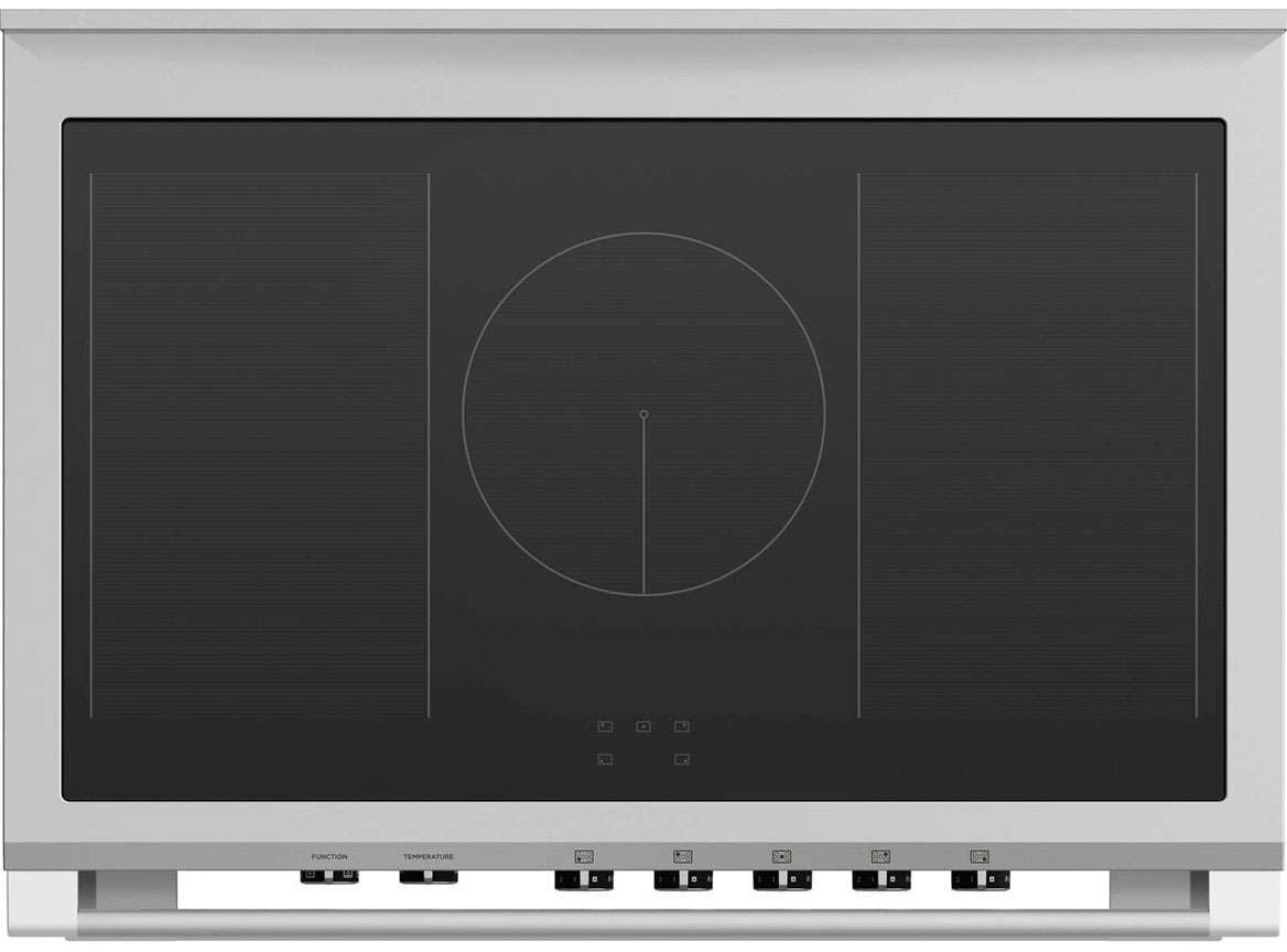 Fisher & Paykel 90cm 140L Black Freestanding Induction Oven/Stove OR90SCI4B1