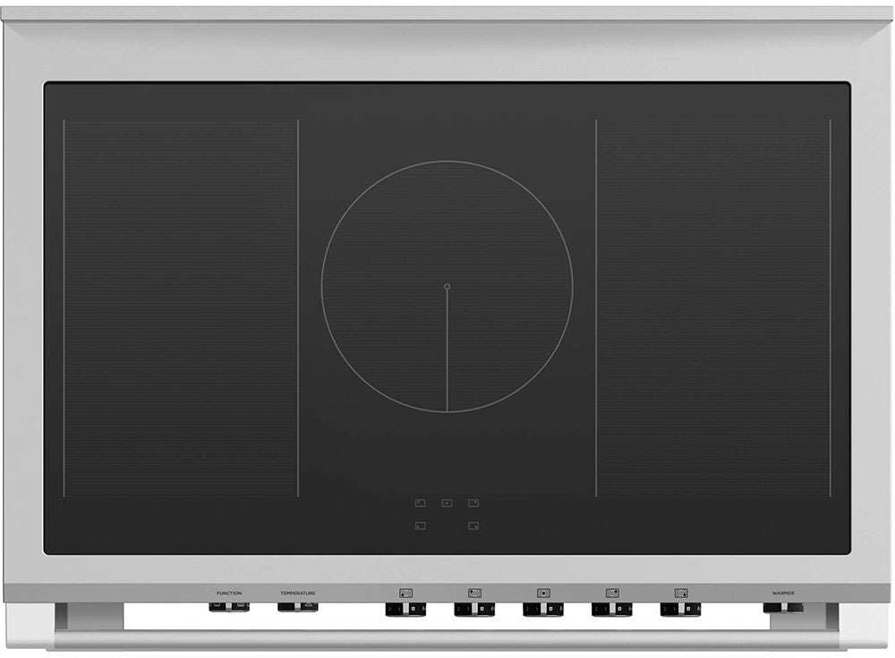 Fisher & Paykel 90cm 140L Induction Freestanding Oven/Stove Black OR90SCI6B1