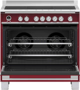 Fisher & Paykel 90cm 140L Induction Freestanding Oven/Stove Red OR90SCI6R1